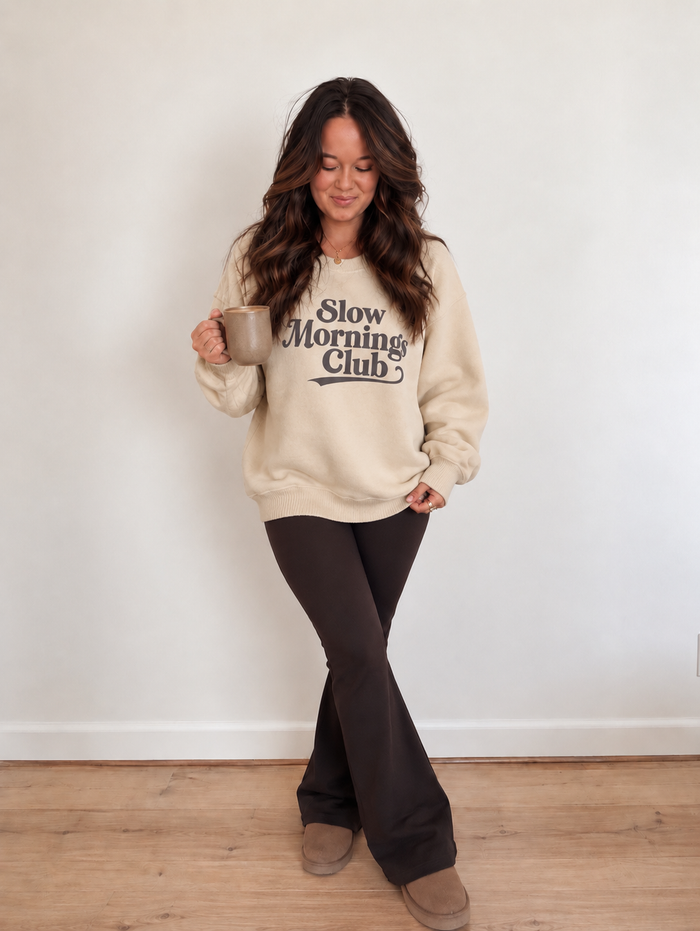 Slow Mornings Club Pullover