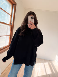The Heirloom Sweater - Black