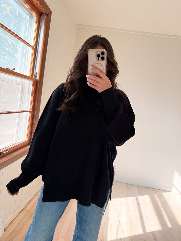 The Heirloom Sweater - Black
