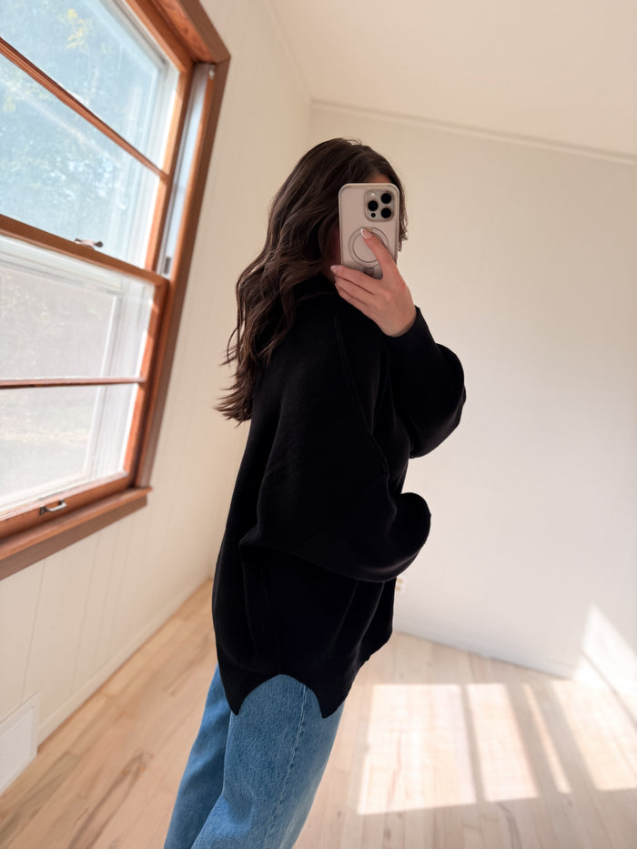 The Heirloom Sweater - Black