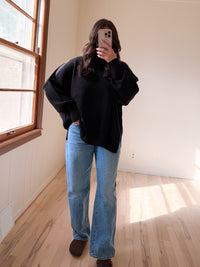 The Heirloom Sweater - Black