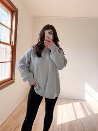 Wearing Clouds Pullover - Grey