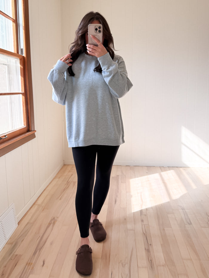 Wearing Clouds Pullover - Grey