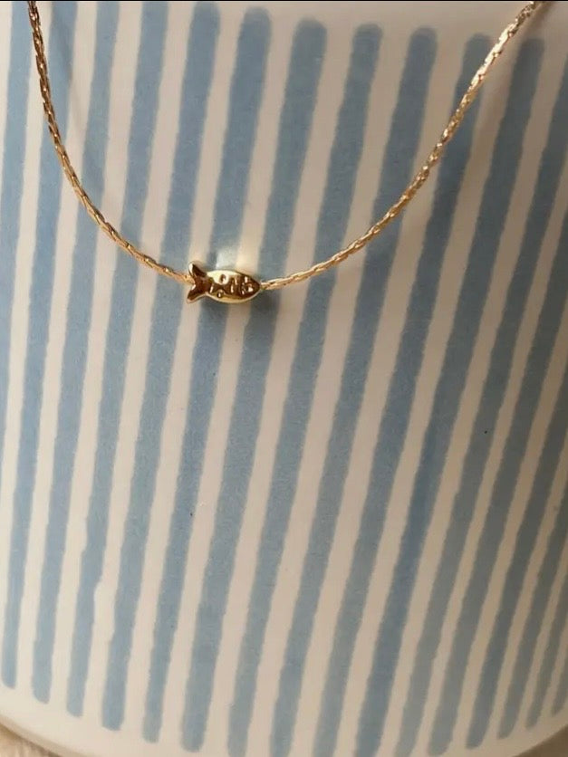 The Daintiest Fish Necklace EVER