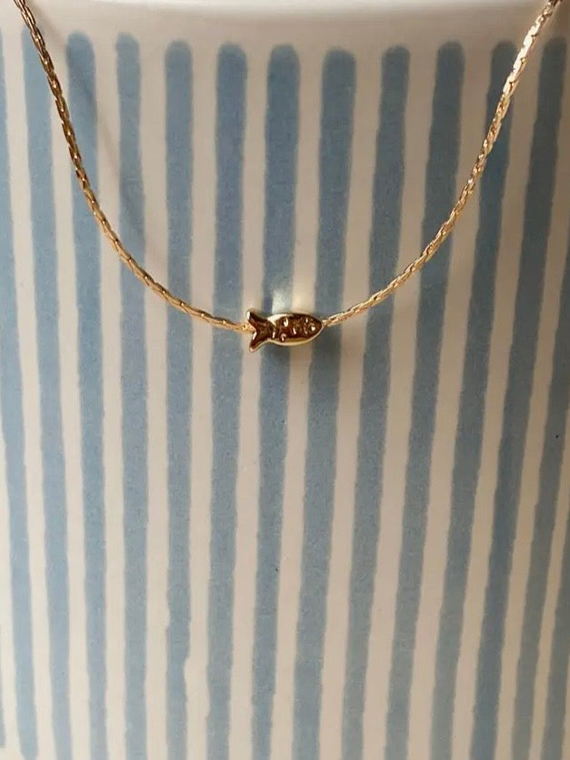 The Daintiest Fish Necklace EVER