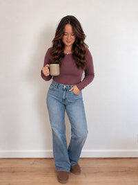 Lived In Long Sleeve Mulberry